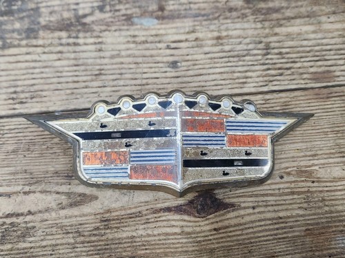 1956 cadillac hood crest - 1956,